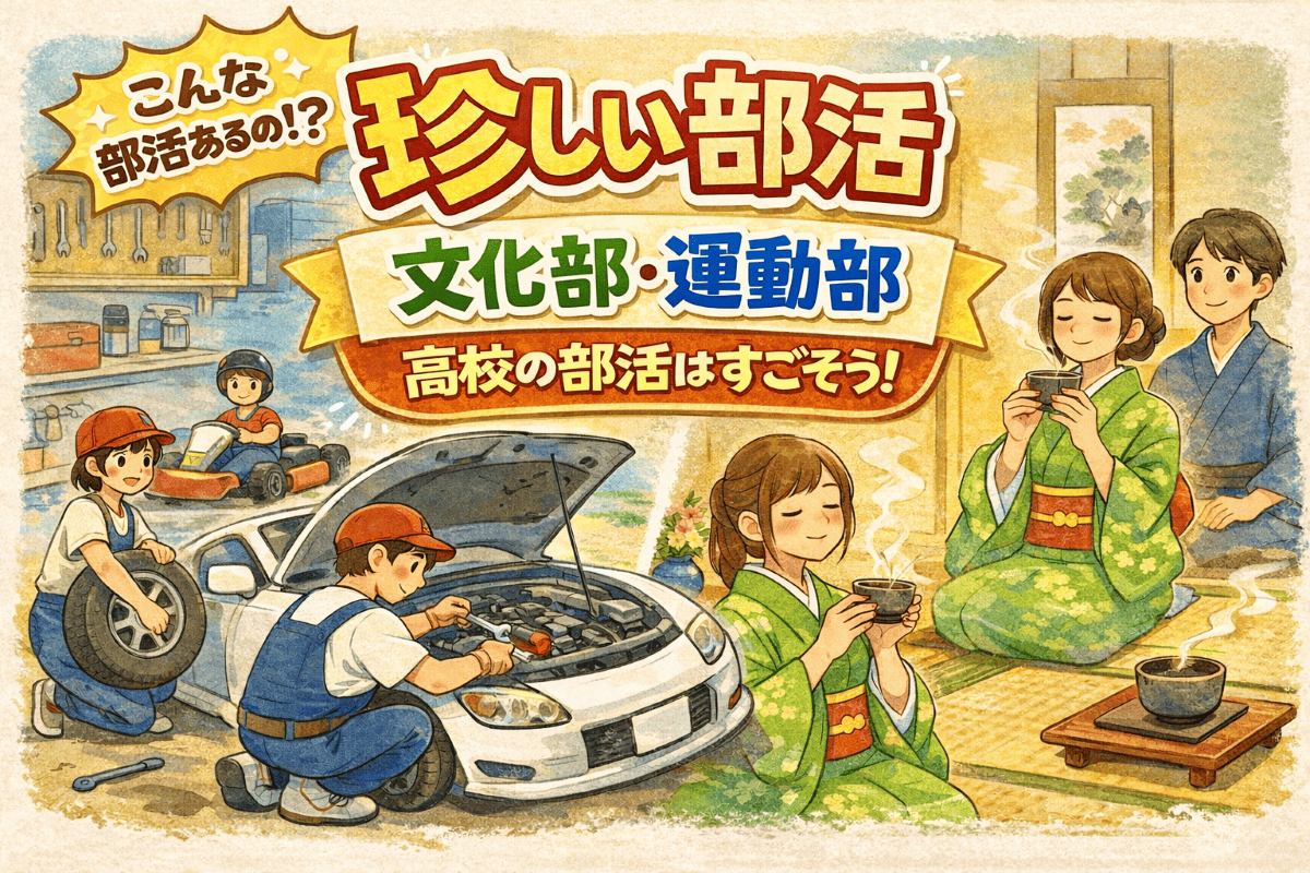 珍しい部活 文化部 運動部 高校の部活はすごそうだ！