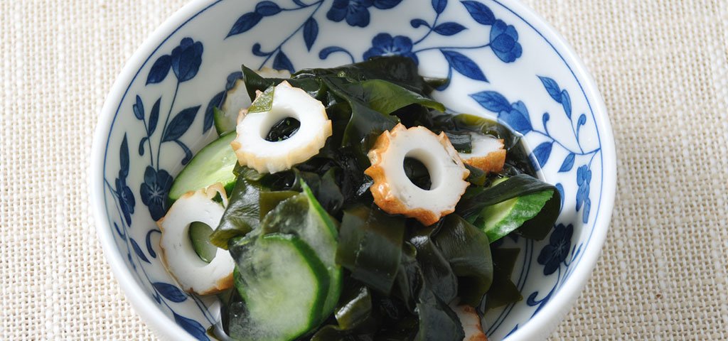 きゅうりとわかめの酢のもの