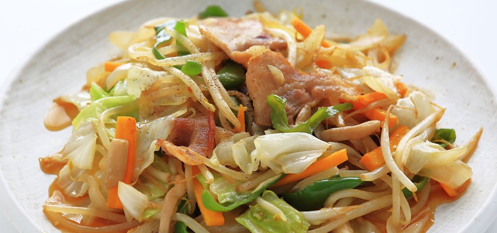 きゃべつと豚肉の野菜いため